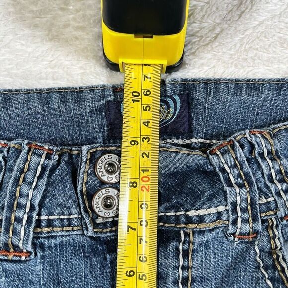 Vintage Y2K Angels Cropped Capri Denim Jeans - Picture 8 of 9